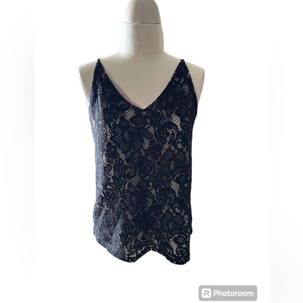 The Loft Lace Line Tank size M